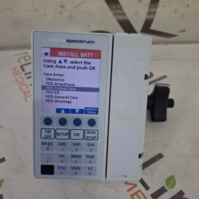 Baxter Sigma Spectrum 8.01.00 w/o Battery Infusion Pump