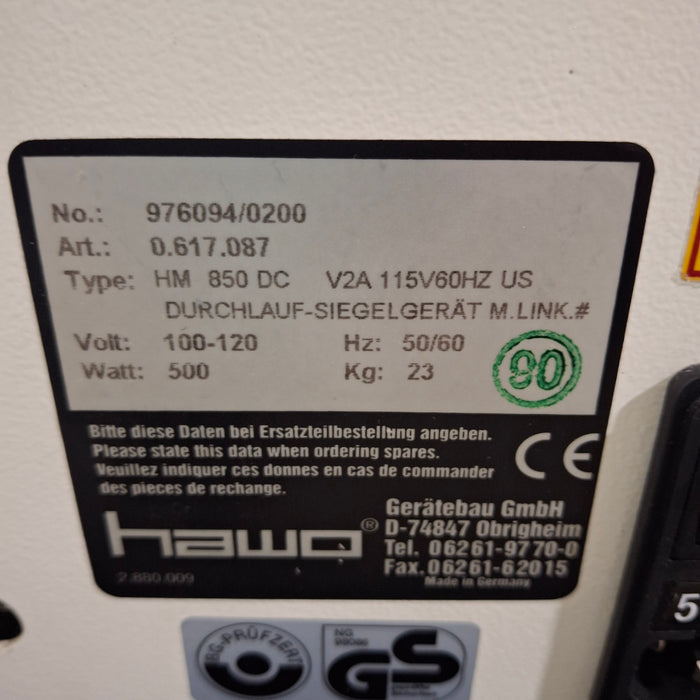 Hawo Hawo HM 850 DC Rotary Heat Sealer Surgical Equipment reLink Medical