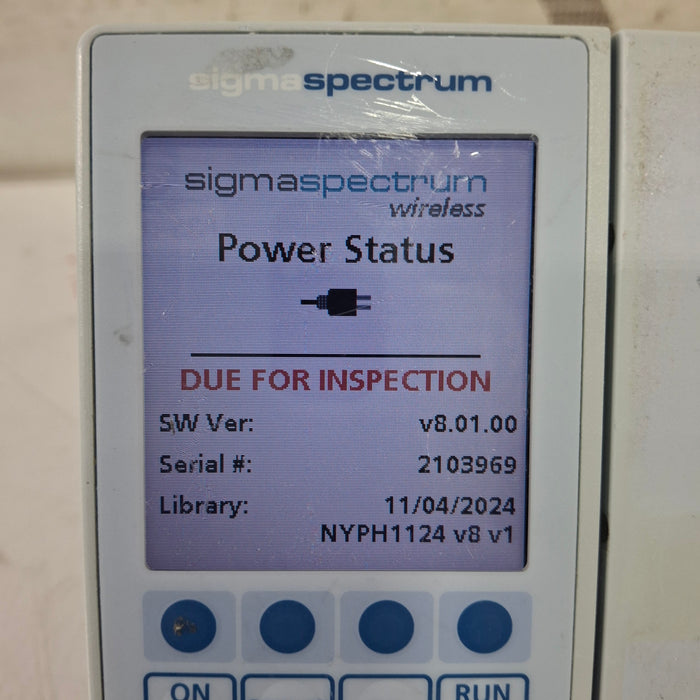 Baxter Baxter Sigma Spectrum 8.01.00 w/o Battery Infusion Pump Infusion Pump reLink Medical