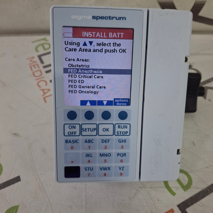 Baxter Baxter Sigma Spectrum 8.00.03 w/o Battery Infusion Pump Infusion Pump reLink Medical