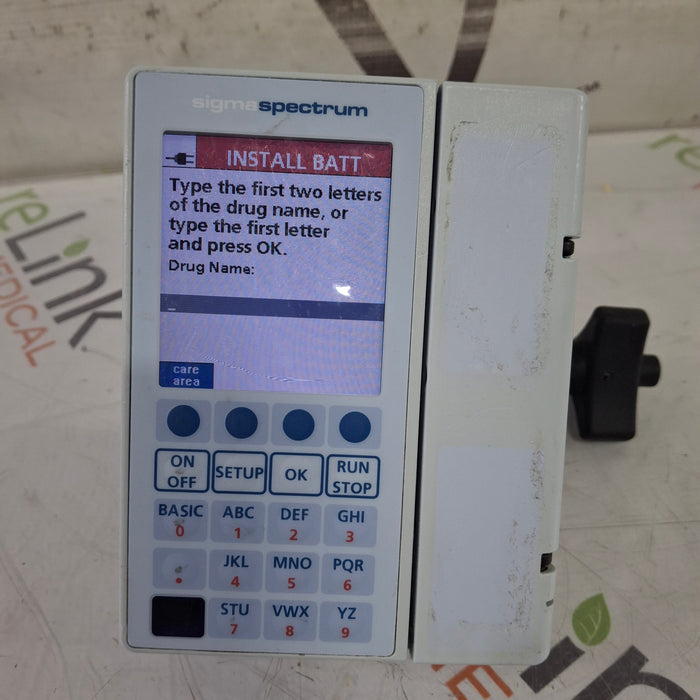 Baxter Sigma Spectrum 8.00.03 w/o Battery Infusion Pump