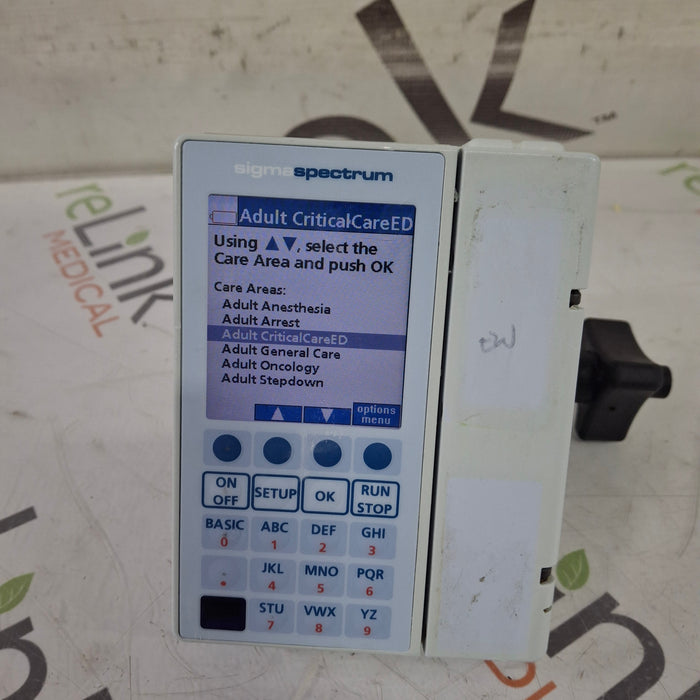 Baxter Baxter Sigma Spectrum 8.00.03 w/o Battery Infusion Pump Infusion Pump reLink Medical