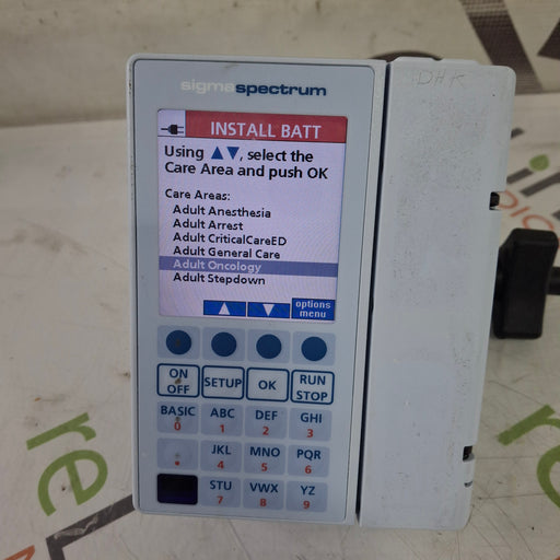 Baxter Baxter Sigma Spectrum 8.00.03 w/o Battery Infusion Pump Infusion Pump reLink Medical