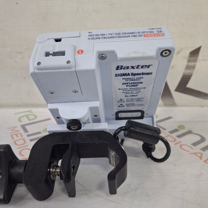 Baxter Sigma Spectrum 8.00.03 w/o Battery Infusion Pump