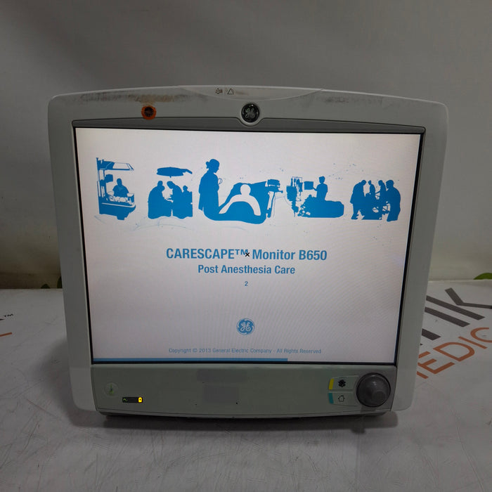 GE Healthcare GE Healthcare Carescape B650 Post Anesthesia Care Patient Monitor Patient Monitors reLink Medical