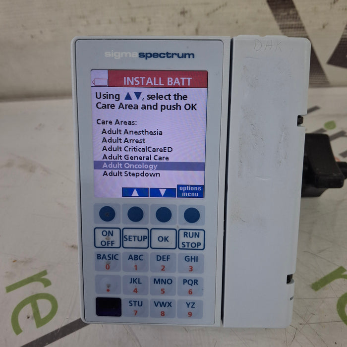 Baxter Sigma Spectrum 8.00.03 w/o Battery Infusion Pump