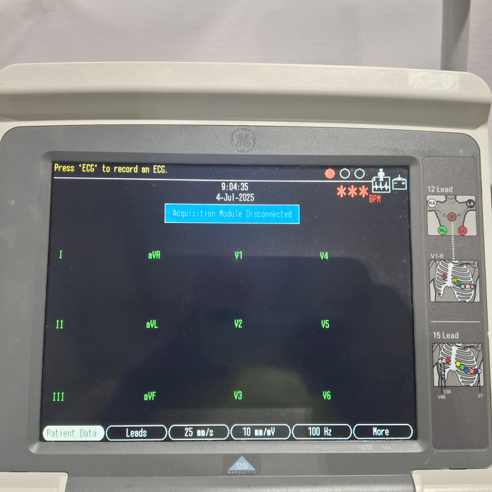 GE Healthcare GE Healthcare MAC 5500 HD ECG without CAM Module Cardiology reLink Medical