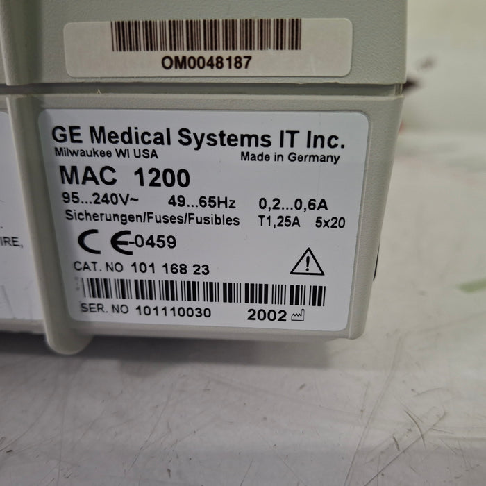 GE Healthcare GE Healthcare MAC 1200 ECG Cardiology reLink Medical
