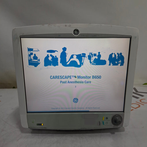 GE Healthcare GE Healthcare Carescape B650 Post Anesthesia Care Patient Monitor Patient Monitors reLink Medical