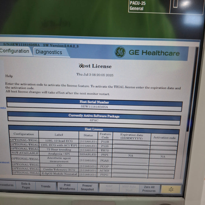 GE Healthcare GE Healthcare Carescape B650 Post Anesthesia Care Patient Monitor Patient Monitors reLink Medical