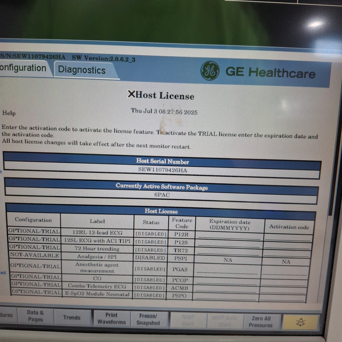 GE Healthcare GE Healthcare Carescape B650 Post Anesthesia Care Patient Monitor Patient Monitors reLink Medical