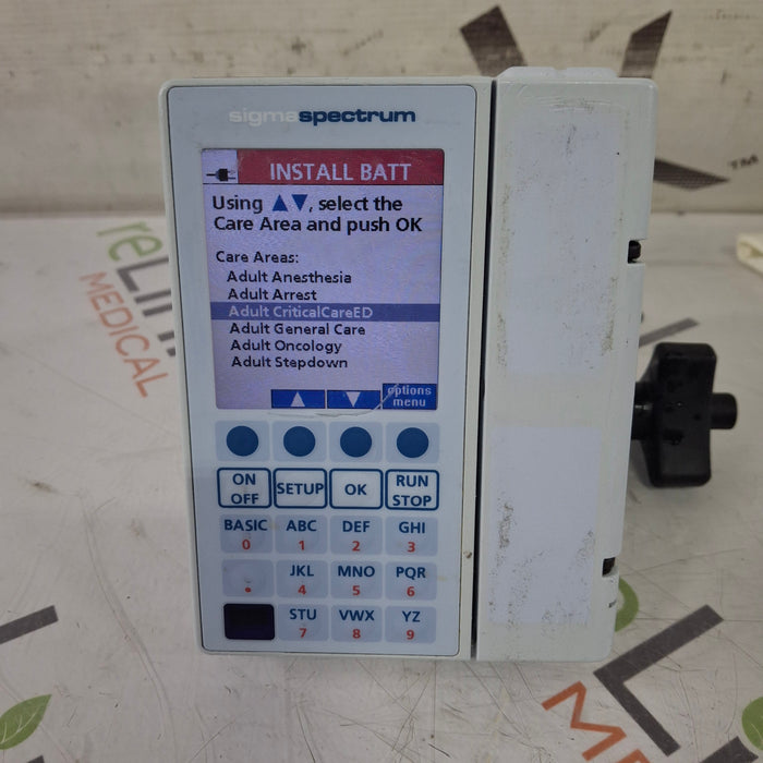 Baxter Baxter Sigma Spectrum 8.00.03 w/o Battery Infusion Pump Infusion Pump reLink Medical