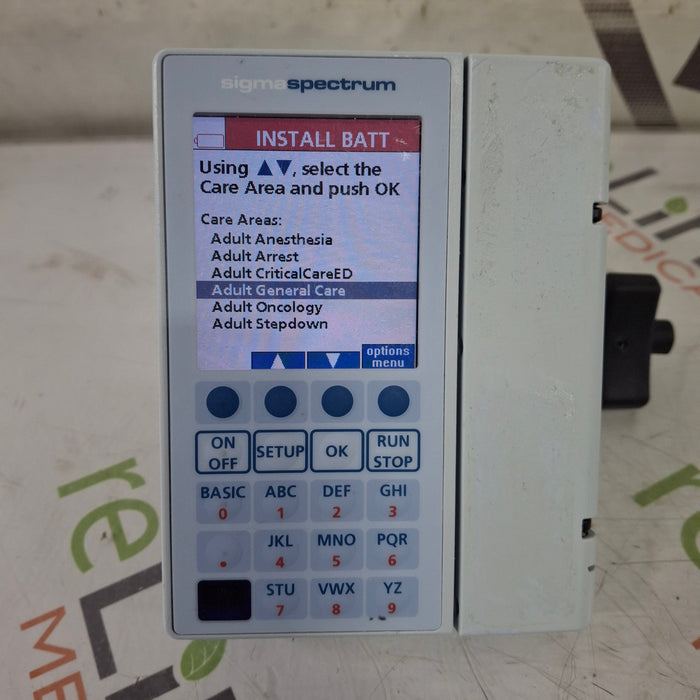 Baxter Baxter Sigma Spectrum 8.01.00 w/o Battery Infusion Pump Infusion Pump reLink Medical