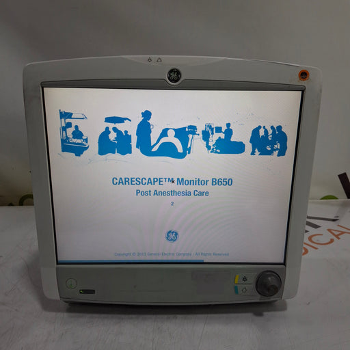 GE Healthcare GE Healthcare Carescape B650 Post Anesthesia Care Patient Monitor Patient Monitors reLink Medical