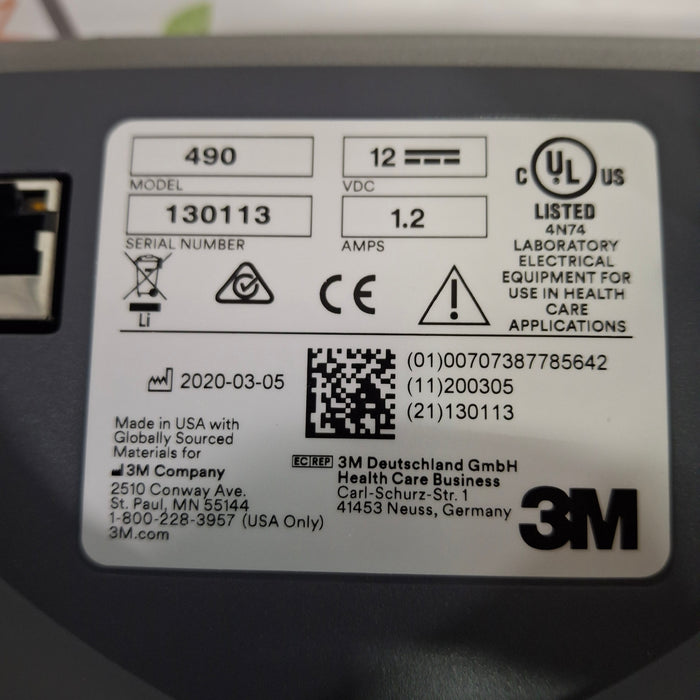 3M 3M Attest Auto-Reader 490 VH202 Sterilization Clinical Lab reLink Medical