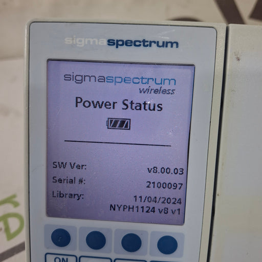 Baxter Baxter Sigma Spectrum 8.00.03 w/o Battery Infusion Pump Infusion Pump reLink Medical