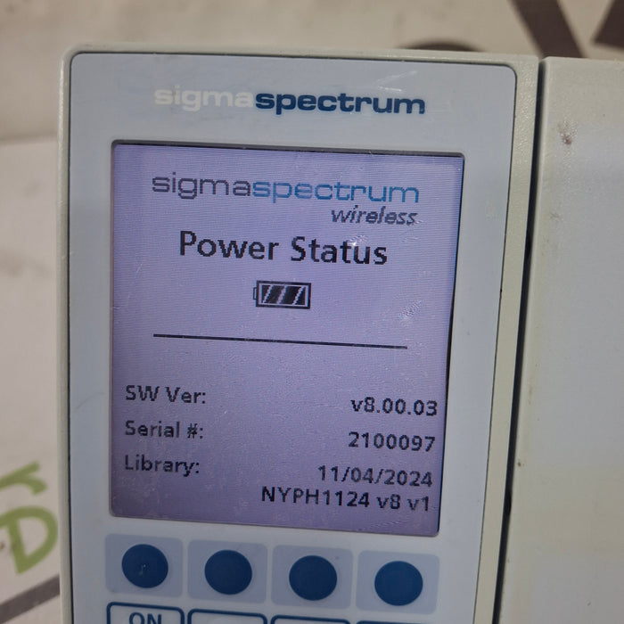 Baxter Baxter Sigma Spectrum 8.00.03 w/o Battery Infusion Pump Infusion Pump reLink Medical