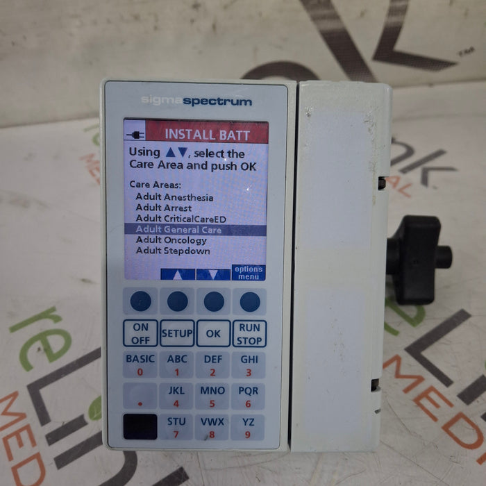 Baxter Sigma Spectrum 8.00.03 w/o Battery Infusion Pump