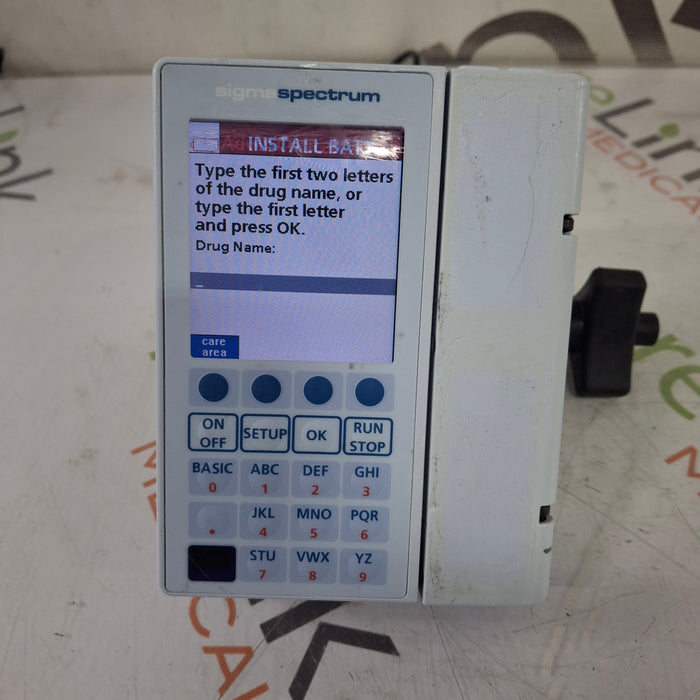 Baxter Baxter Sigma Spectrum 8.01.00 w/o Battery Infusion Pump Infusion Pump reLink Medical