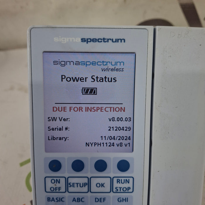 Baxter Baxter Sigma Spectrum 8.00.03 w/o Battery Infusion Pump Infusion Pump reLink Medical