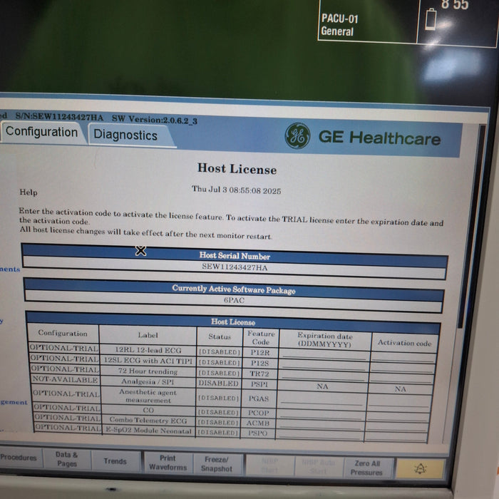 GE Healthcare GE Healthcare Carescape B450 Post Anesthesia Care Patient Monitor Patient Monitors reLink Medical