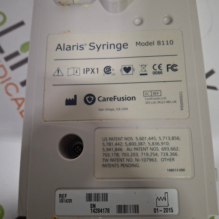 CareFusion CareFusion Alaris 8110 Syringe Pump Module Infusion Pump reLink Medical