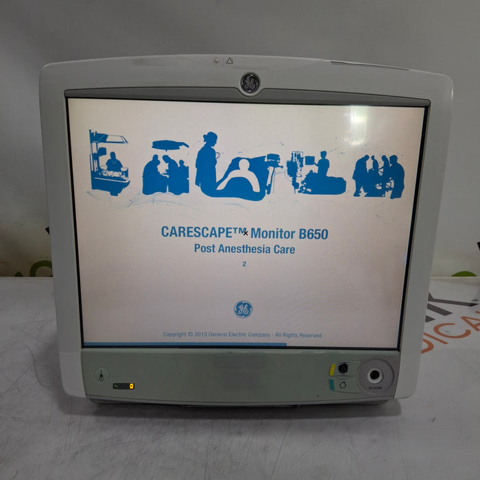 GE Healthcare GE Healthcare Carescape B450 Post Anesthesia Care Patient Monitor Patient Monitors reLink Medical