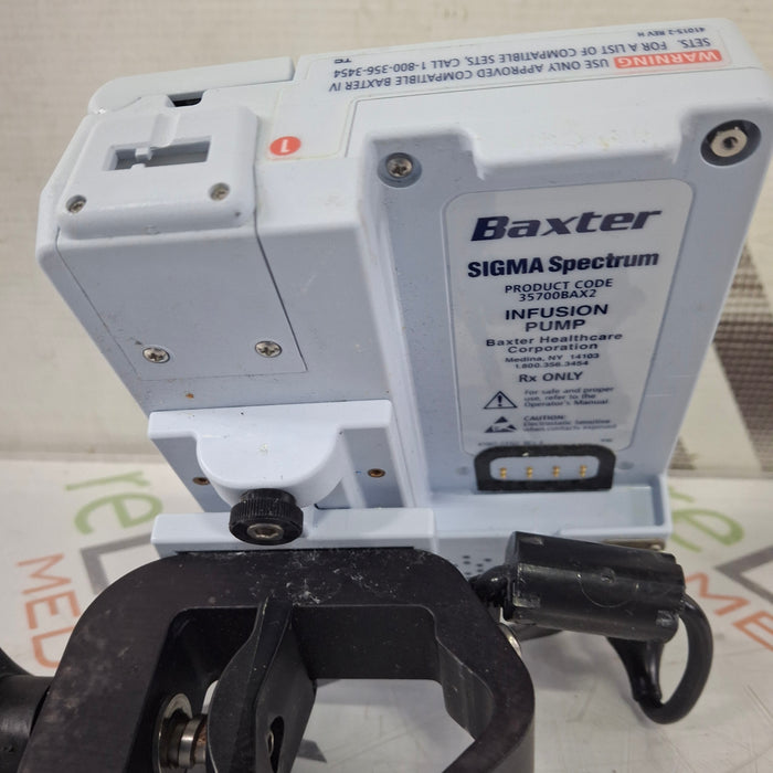 Baxter Baxter Sigma Spectrum 8.00.03 w/o Battery Infusion Pump Infusion Pump reLink Medical
