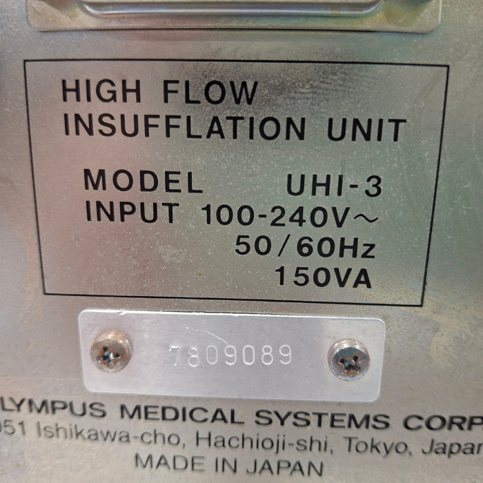 Olympus Olympus UHI-3 High Flow Insufflator Rigid Endoscopy reLink Medical