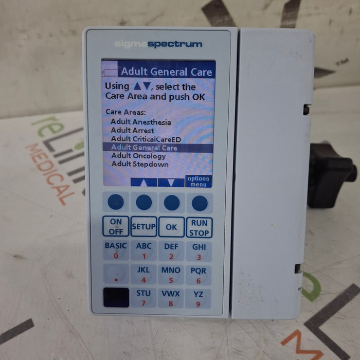 Baxter Sigma Spectrum 8.01.00 w/o Battery Infusion Pump