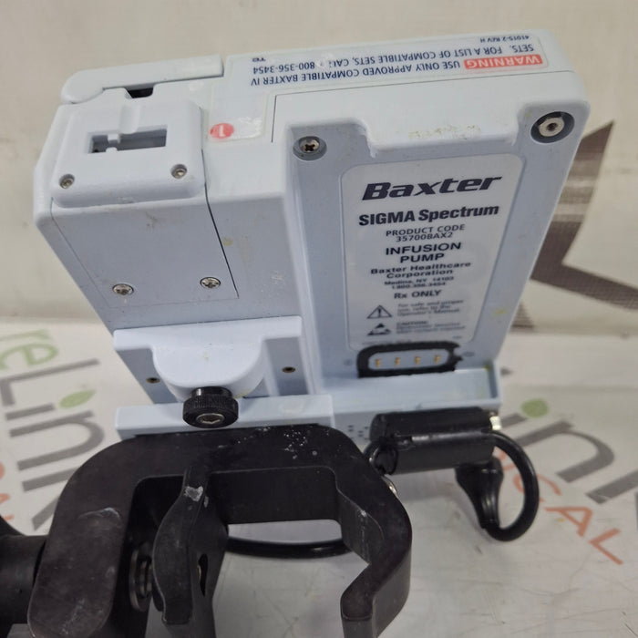 Baxter Baxter Sigma Spectrum 8.00.03 w/o Battery Infusion Pump Infusion Pump reLink Medical