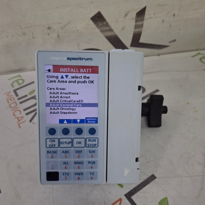 Baxter Sigma Spectrum 8.01.01 w/o Battery Infusion Pump
