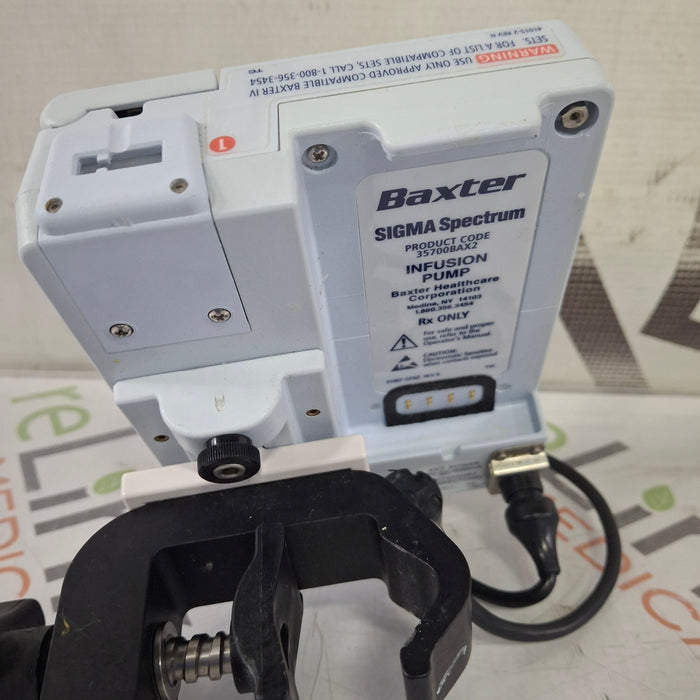 Baxter Sigma Spectrum 8.01.01 w/o Battery Infusion Pump