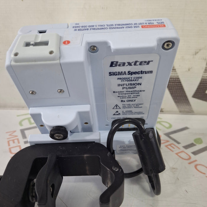 Baxter Baxter Sigma Spectrum 8.01.00 w/o Battery Infusion Pump Infusion Pump reLink Medical