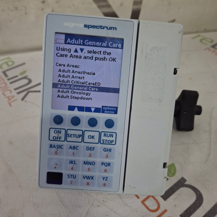 Baxter Baxter Sigma Spectrum 8.01.00 w/o Battery Infusion Pump Infusion Pump reLink Medical
