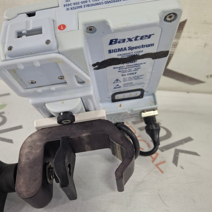 Baxter Baxter Sigma Spectrum 8.01.00 w/o Battery Infusion Pump Infusion Pump reLink Medical