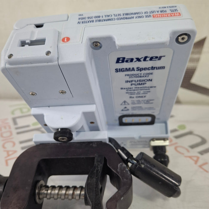 Baxter Baxter Sigma Spectrum 8.00.03 w/o Battery Infusion Pump Infusion Pump reLink Medical