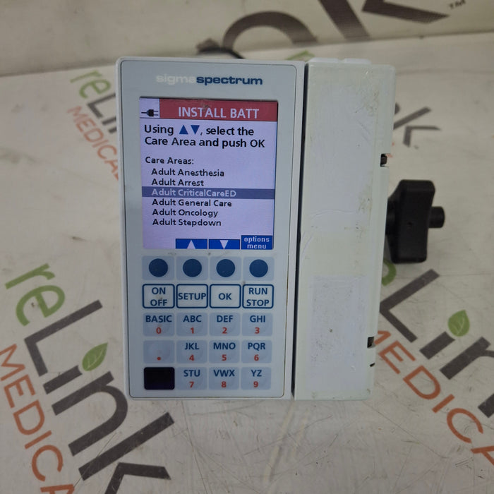 Baxter Sigma Spectrum 8.01.00 w/o Battery Infusion Pump