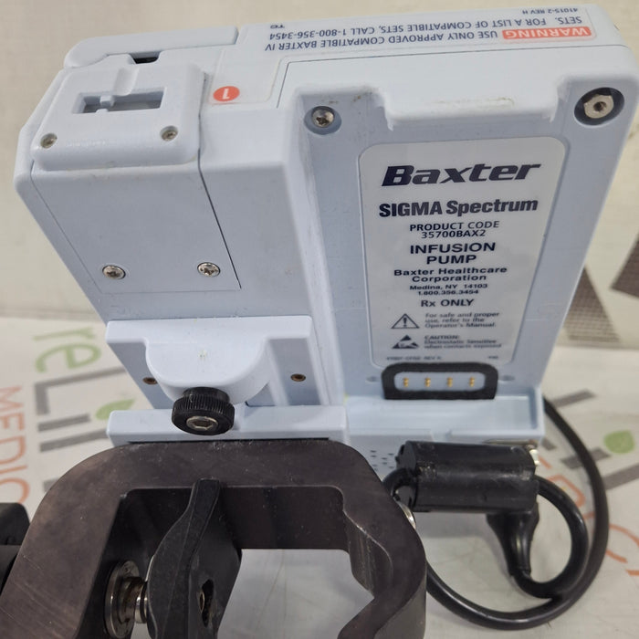 Baxter Baxter Sigma Spectrum 8.00.03 w/o Battery Infusion Pump Infusion Pump reLink Medical