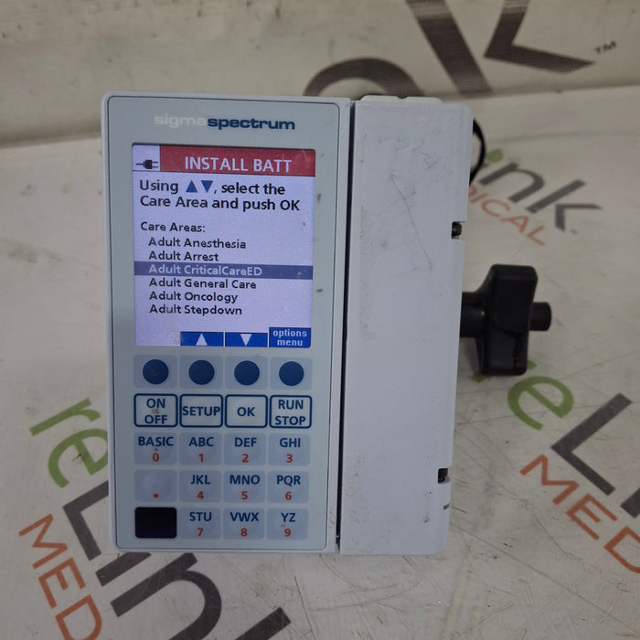 Baxter Sigma Spectrum 8.01.00 w/o Battery Infusion Pump