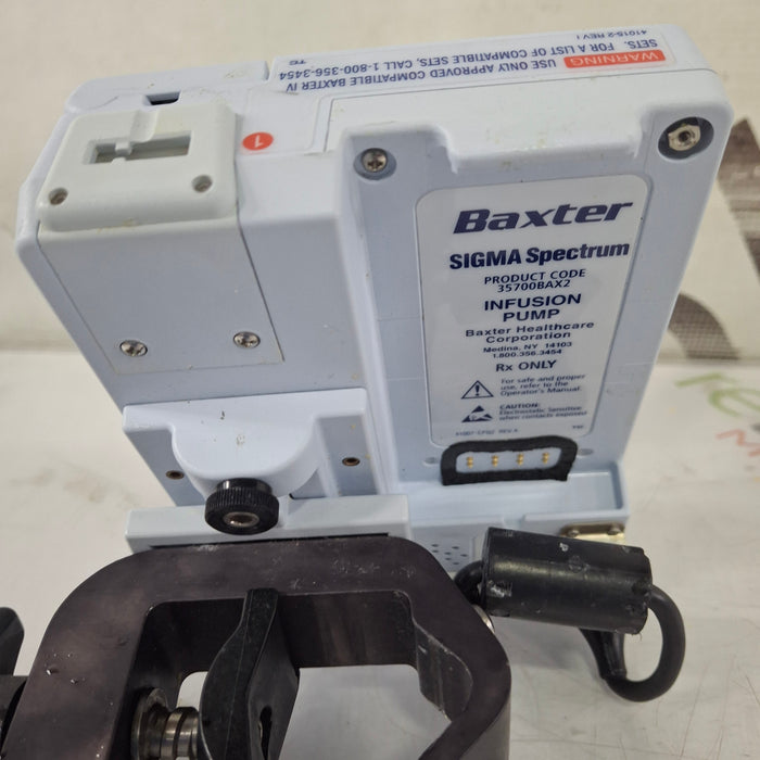 Baxter Sigma Spectrum 8.01.00 w/o Battery Infusion Pump