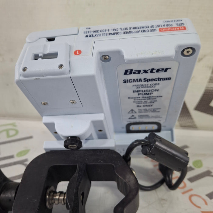 Baxter Baxter Sigma Spectrum 8.00.03 w/o Battery Infusion Pump Infusion Pump reLink Medical