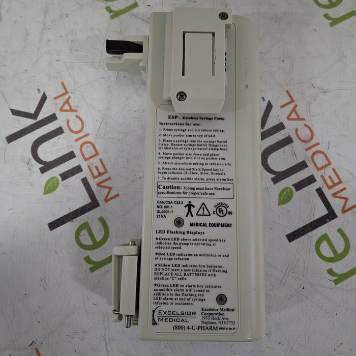 Excelsior ESP60 Syringe Infusion Pump