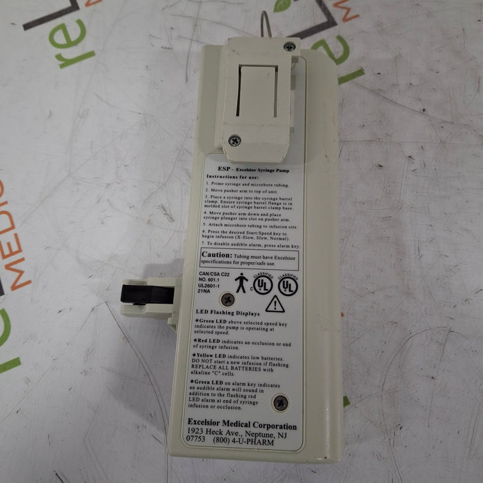 Excelsior ESP60 Syringe Infusion Pump