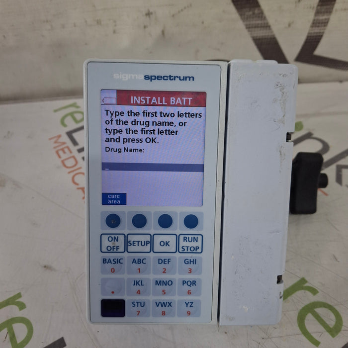 Baxter Sigma Spectrum 8.00.04 w/o Battery Infusion Pump