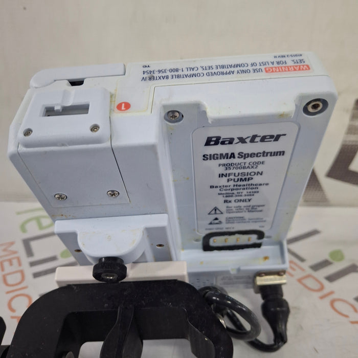 Baxter Sigma Spectrum 8.00.04 w/o Battery Infusion Pump