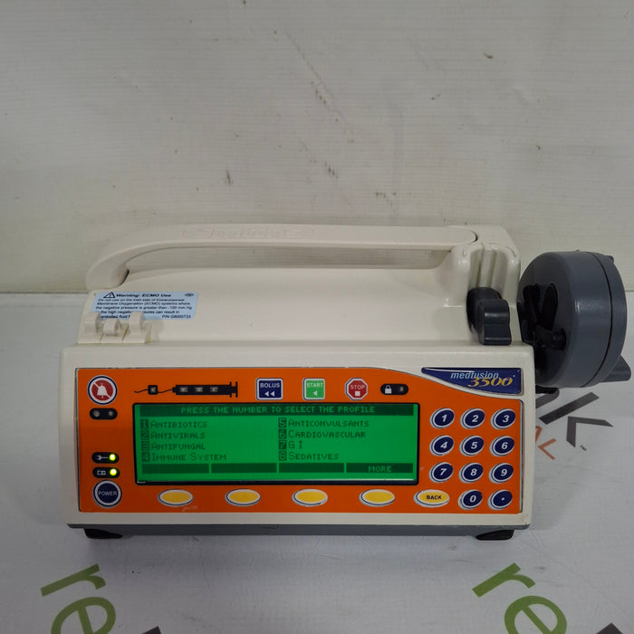 Smiths Medical Smiths Medical Medfusion 3500 Syringe Infusion Pump Infusion Pump reLink Medical