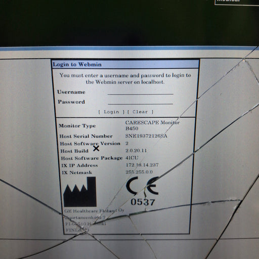 GE Healthcare GE Healthcare Carescape B450 Critical Care Patient Monitor Patient Monitors reLink Medical