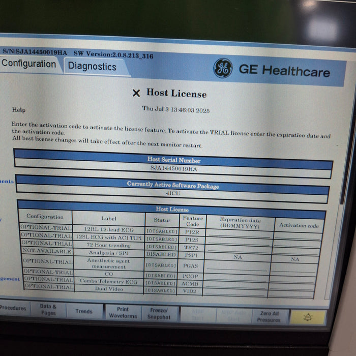 GE Healthcare GE Healthcare Carescape B450 Critical Care Patient Monitor Patient Monitors reLink Medical