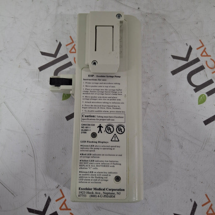 Excelsior ESP Syringe Infusion Pump